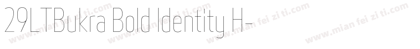 29LTBukra Bold Identity H字体转换